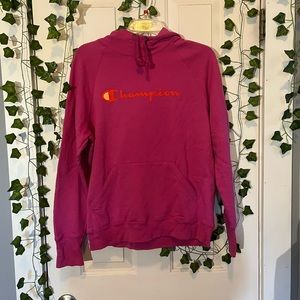 Pink Champion hoodie